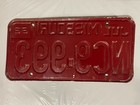 1966 Missouri License Plate 66 July Nc9-993 Natural Sticker