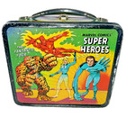 Vtg 1976 Marvel Super Heroes Metal Lunchbox Aladdin Spider-man Hulk Thor No Ther