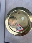 Vintage Ships Bell Clock  Runs And Chimes On Hour And Half Hour -  Solid Brqss