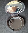 Vintage Camel Sea Shell Compact Mirror   Boho Coastal Purse Accessory