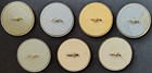 Complete Set 7 Vintage Ussr Horse Breeds Pins Soviet Akhal-teke Orlov Trotter