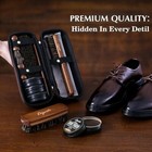 Leather Shoe Polish shine Kit  Travel Shoe Care Kit Black brown neutral shoe Shi