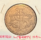 1877 Seated Liberty Half Dollar Love Token - Intricate Design