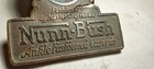 Vintage 1940 s Nunn-bush Shoe s Cast Metal brass Advertising Plate L  k  