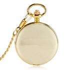 Mens Vintage Steampunk Gold Tone Skeleton Mechanical Pocket Watch Hand Wind Gift