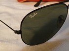 Vintage B l Ray Ban Aviator Sunglasses L2821 Black g15 Green Lens 62-14 W case