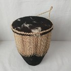 Handmade African Tribal Drum Goat Skin Bongo 8    Tall