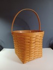 Longaberger Basket Large 14 Inches Diameter 12 Inches Deep 1998 With Liner