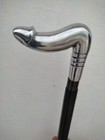 Antique Brass Sneak Head Handle Victorian Wooden Walking Stick Shaft Cane Styles