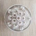 Vintage 16 Hole Clear Glass Flower Frog 4 