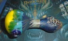 Grateful Dead Dancing Bear Etched  Blown Glass Pipe Usa Made Northern Cali
