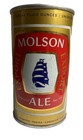 Molson Export Ale Vintage 1970s Pull Tab Beer Can  12oz  Canada Brewery