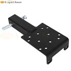2  Receiver Trailer Hitch Winch Mount Plate Black For Atv Utv New