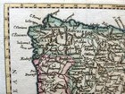 Spain And Portugal By Robert De Vaugondy C1794  Genuine Antique Engraved Map
