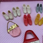 Lot Vintage Barbie  Francie Mod Squishy Shoes   More  japan Shoes  