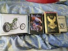 Four Different Items Harley Davidson Cigarette  eagle Lighter   born Free   