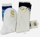  2  Vintage Spalding Competition Crew Socks Striped Men   s Size 10-13 Nwt