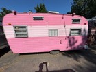 1960 Vintage Retro Camper Travel Trailer Rv Canned Ham Restoration Project Fixer
