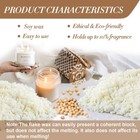 Soy Wax For Candle Making - Natural Soy Wax Flakes For Diy Scented Candles  Bulk