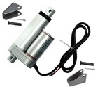 Linear Actuator With Brackets 2  Stroke 225 Pound Max Lift 12 Volt Dc Heavy Duty