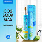 Greatwhip 60l Co2 Carbonating Cylinder 2 - 6 Packs For Soda Maker Carbonator