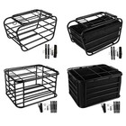 Bike Rear Basket Lightweight Dog Carrier For Carrying Groceries Outdoor Pets