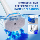 Disposable Toilet Brush Cleaning System With 50pcs Refills Pads Replacement