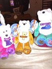 Limited Treasures 50 State Coin Bears Plush Lot 5 10in Coin Insert Hang Tag