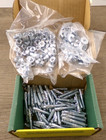 New Dottie Zinc Plated W14134 Wedge Anchor 1 4  X 1 3 4   box Of 100  S6