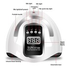 280w Uv Led Nail Lamp With Infrared Sensor Fast Gel Polish Dryer Salon