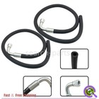 2pc Oil Cooler Hose Fits Polaris 325 Atv s 5412110 5412039 9 16 In 90 Deg Swivel