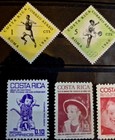  Costa Rica   Mixed Lot Mail   Stamps 1960 s-1970   lots  8112 
