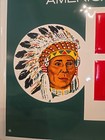 Vtg Red Man Tobacco Metal Sign Chew Tobacco Redman Chewing 12  X 18  Embossed