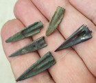 5 Ancient Roman Bronze Arrowhead 1st - 2nd Century Ad  s 6 
