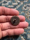Nice Dug Civil War Connecticut State Seal Volunteer Militia Overcoat Button