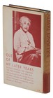 Out Of My Later Years   Signed By Albert Einstein   First Edition   1st   1950