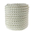 Premium 3 Strand Twisted 100  White Polyester Rope Low Stretch Outdoor Line