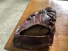 Antique   Vintage Old Leather Baseball 3- Finger Glove Professional Model