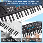 37-key Beginner Piano Keyboard For Kids With Microphone - Portable Musical Toy