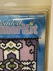 Beaded Banner Kit Stained Glass Cross The Beadery  5648 Christian Beads New