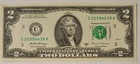  2017a--   2 Bill- Uncirculated Ink Bleed Error- Moderate- Look             