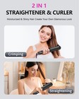 Hair Crimper For Women - Ceramic Waver Hair Tool With 4-in-1 Flat Crimping Iron