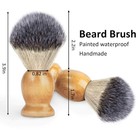 Badger Hair Shaving Brush- Shave Brush For Wet Shave Using Shaving Cream   Soap-