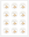 Baby Shower Bebe Label Personalized Party Favors Sticker Different Sizes