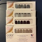 Color Street 100  Real Nail Polish Strips Lot Of 4