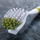Dish Brush With Handle  Stiff Bristles Scrubber 3 Pack  Yellow 3 Pack