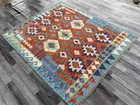 Hand Knotted Bohemian Rug kuchi Rugs Floor Covering 195 Cm X 160 Cm  ksm  681 