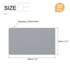 30 Pack Blank Pvc Cards 30mil Id Cards For Id Badge Printer  Grey