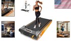 2 5hp Portable Treadmill  Silent  Shock Absorbent  330lbs Capacity Walking Pad