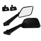 1 Pair Scooter Rearview Side Mirror For Honda Elite Cf80-aero ch80 nh80 ch150 Us
